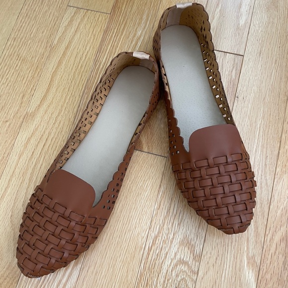BNWT 💯 leather handmade khussa tan flats jutti - Picture 2 of 7